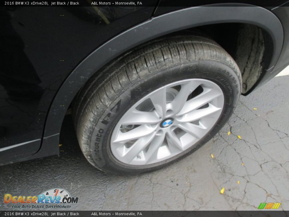 2016 BMW X3 xDrive28i Jet Black / Black Photo #3