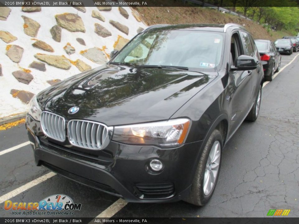 2016 BMW X3 xDrive28i Jet Black / Black Photo #8