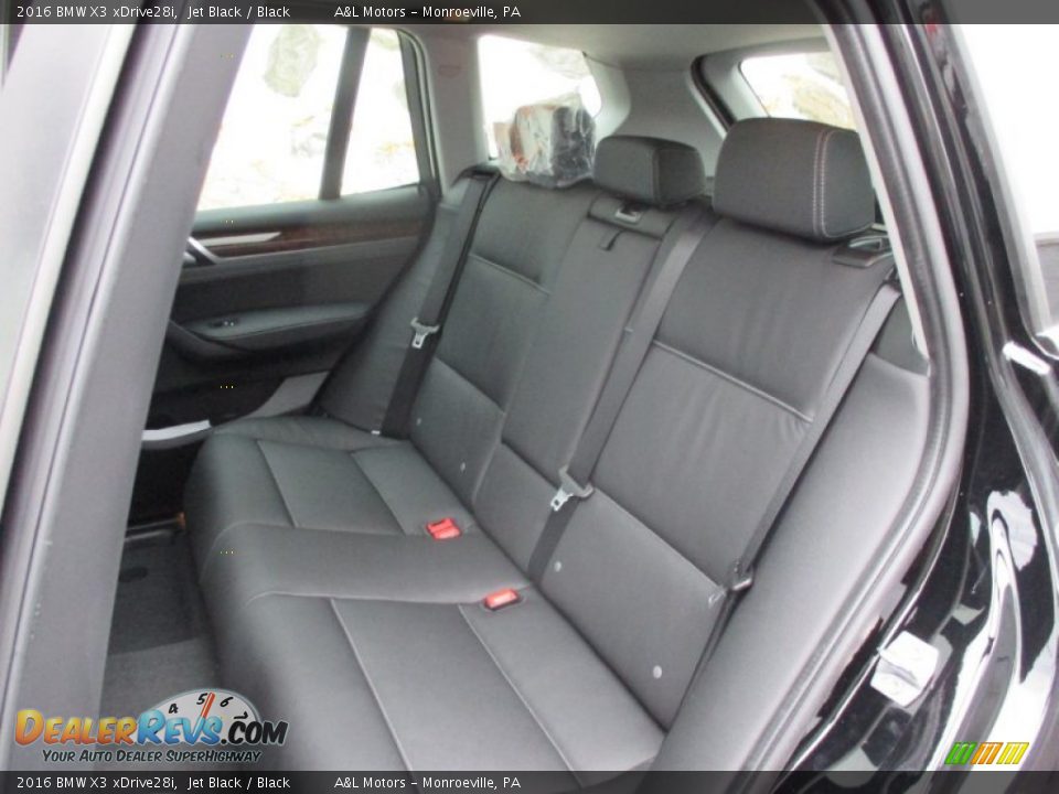 2016 BMW X3 xDrive28i Jet Black / Black Photo #12