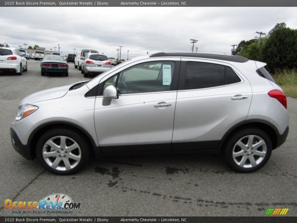 2015 Buick Encore Premium Quicksilver Metallic / Ebony Photo #3