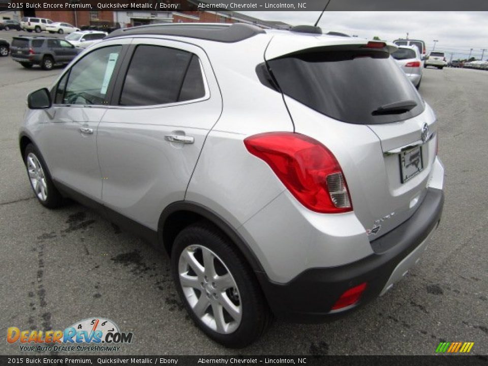 2015 Buick Encore Premium Quicksilver Metallic / Ebony Photo #4