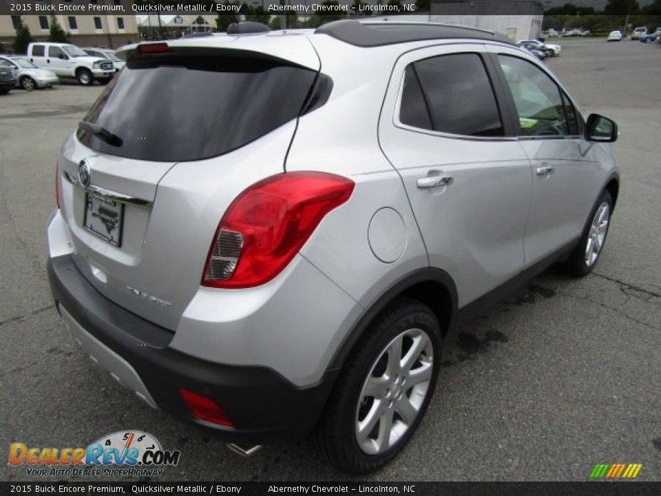2015 Buick Encore Premium Quicksilver Metallic / Ebony Photo #5