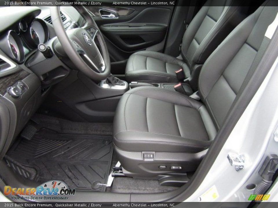 2015 Buick Encore Premium Quicksilver Metallic / Ebony Photo #7