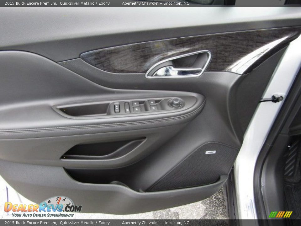 2015 Buick Encore Premium Quicksilver Metallic / Ebony Photo #8