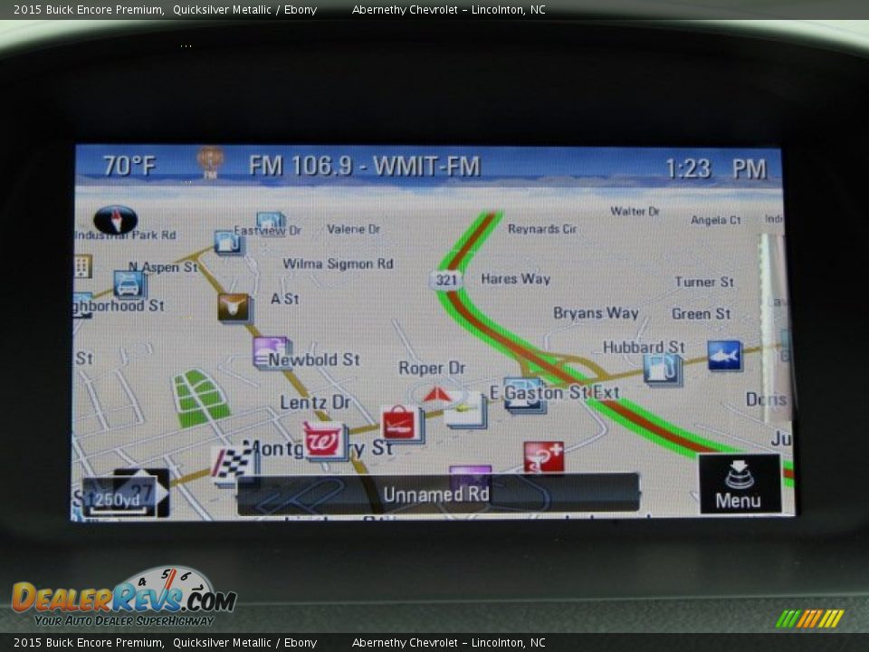 2015 Buick Encore Premium Quicksilver Metallic / Ebony Photo #13