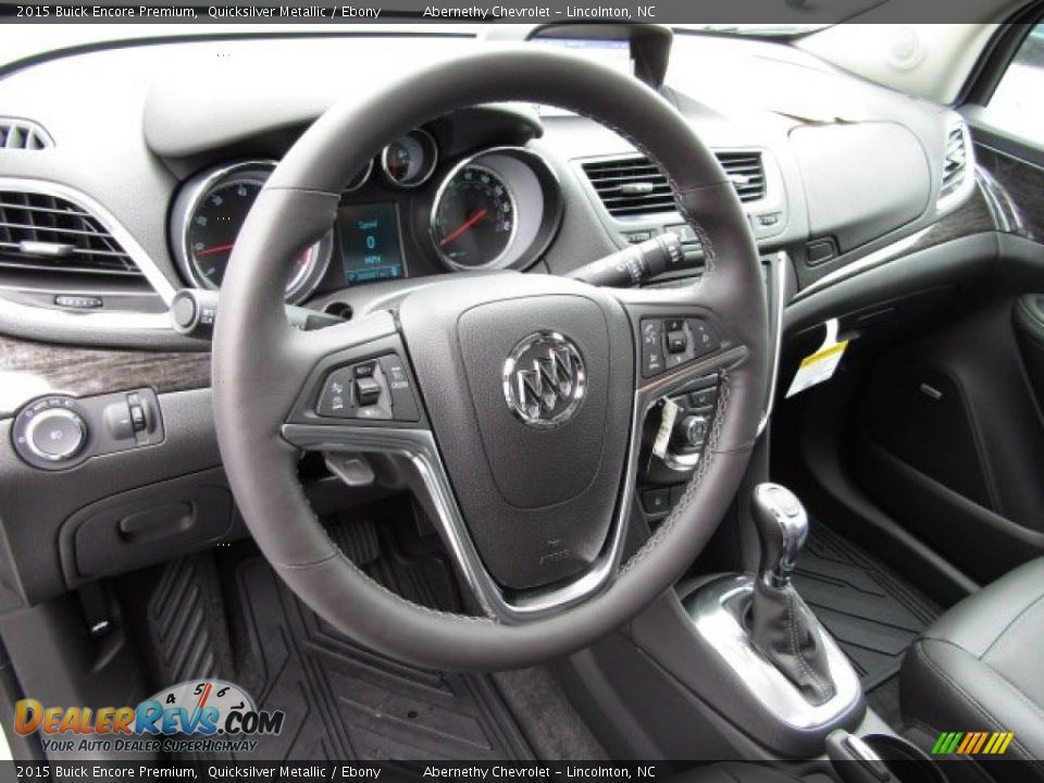 2015 Buick Encore Premium Quicksilver Metallic / Ebony Photo #24