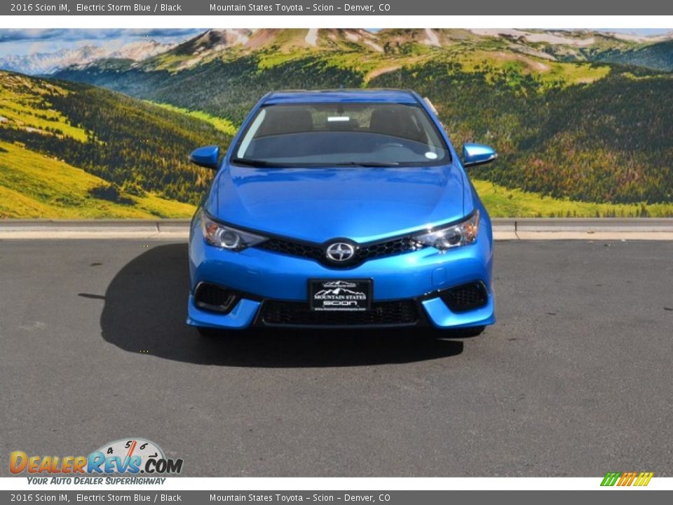 2016 Scion iM Electric Storm Blue / Black Photo #2