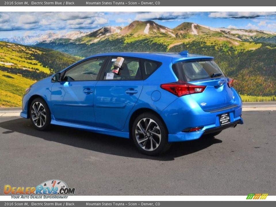 2016 Scion iM Electric Storm Blue / Black Photo #3
