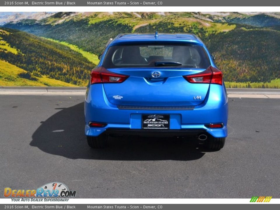 2016 Scion iM Electric Storm Blue / Black Photo #4