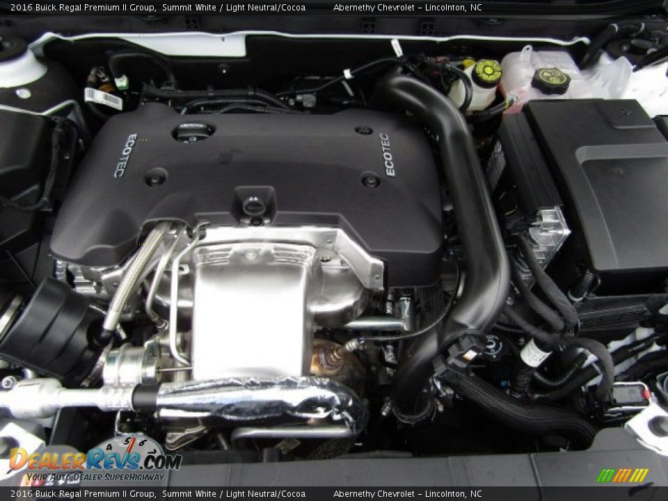 2016 Buick Regal Premium II Group 2.0 Liter SIDI Turbocharged DOHC 16-Valve VVT 4 Cylinder Engine Photo #22