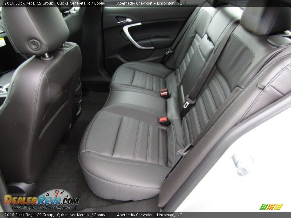 Rear Seat of 2016 Buick Regal GS Group Photo #17