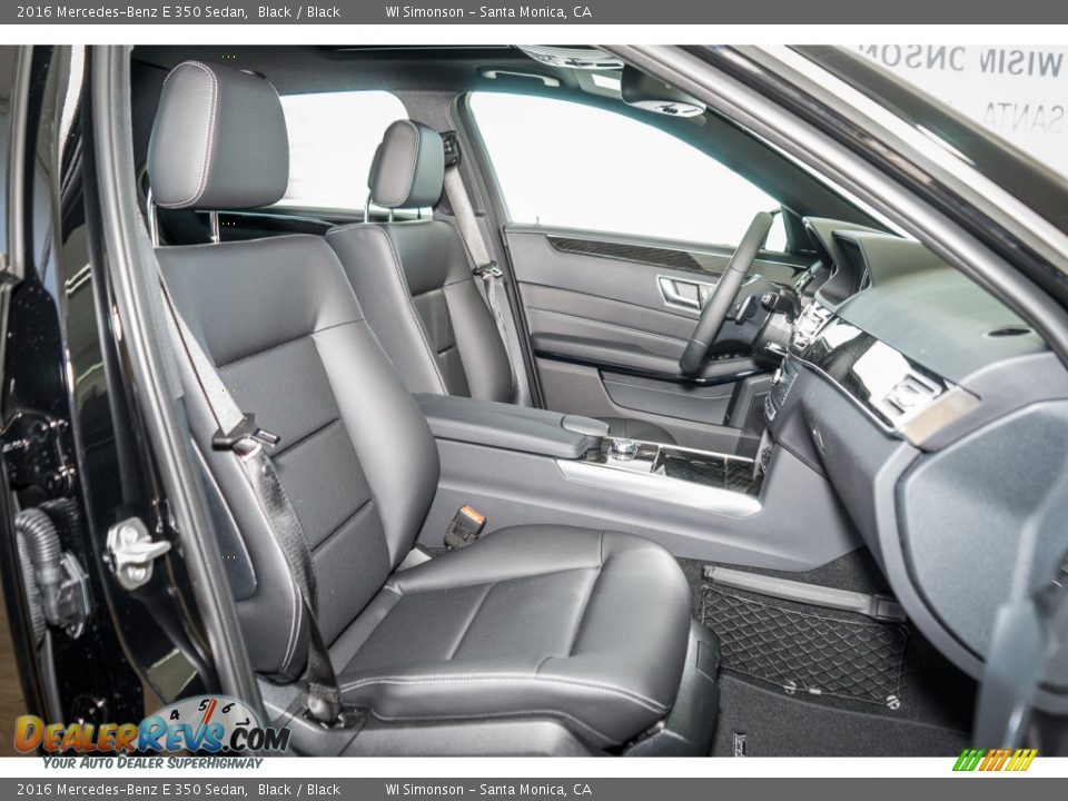 2016 Mercedes-Benz E 350 Sedan Black / Black Photo #2