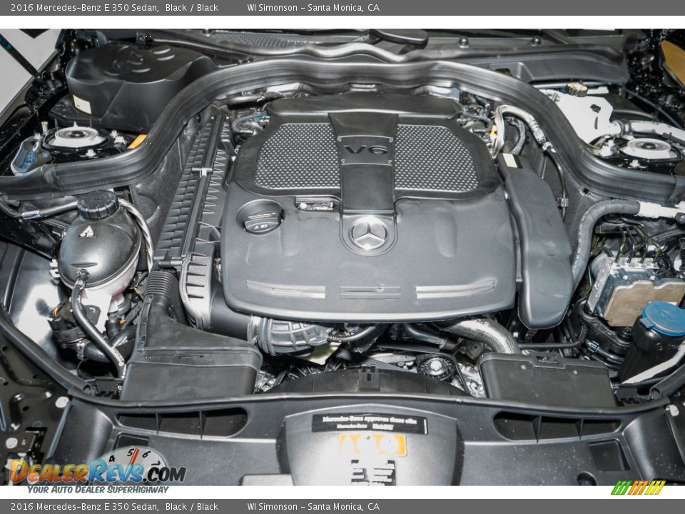 2016 Mercedes-Benz E 350 Sedan Black / Black Photo #8