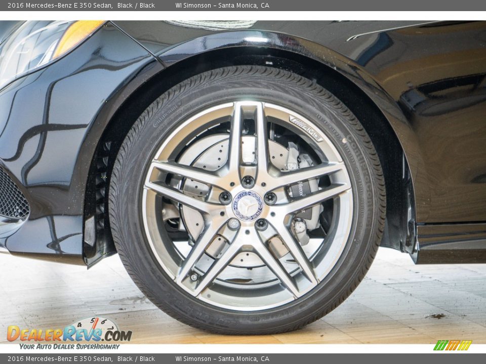 2016 Mercedes-Benz E 350 Sedan Black / Black Photo #9