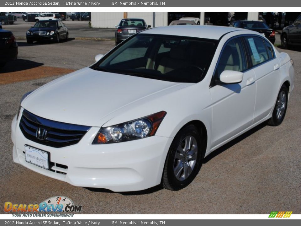 2012 Honda Accord SE Sedan Taffeta White / Ivory Photo #1