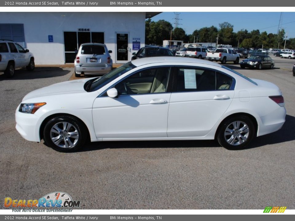 2012 Honda Accord SE Sedan Taffeta White / Ivory Photo #2