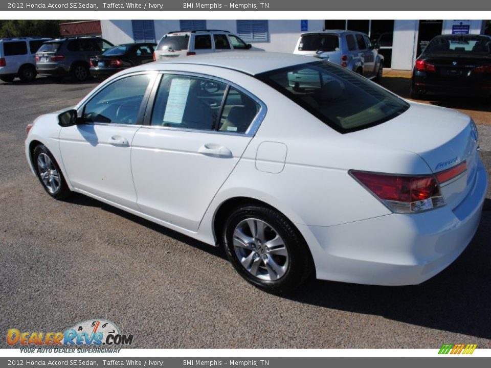 2012 Honda Accord SE Sedan Taffeta White / Ivory Photo #3