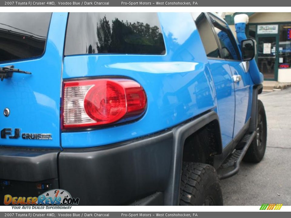 2007 Toyota FJ Cruiser 4WD Voodoo Blue / Dark Charcoal Photo #8