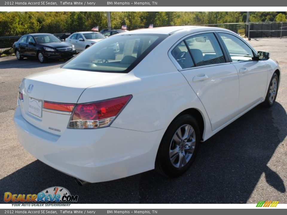 2012 Honda Accord SE Sedan Taffeta White / Ivory Photo #5