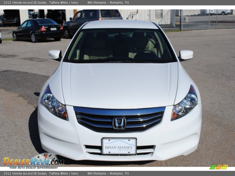 2012 Honda Accord SE Sedan Taffeta White / Ivory Photo #8