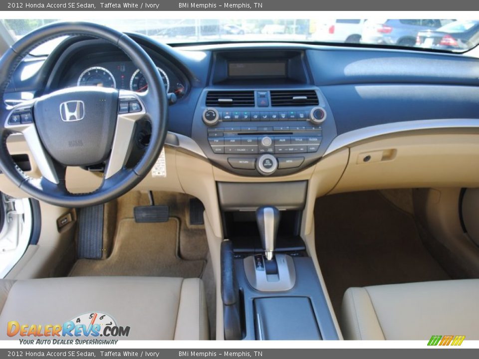 2012 Honda Accord SE Sedan Taffeta White / Ivory Photo #12