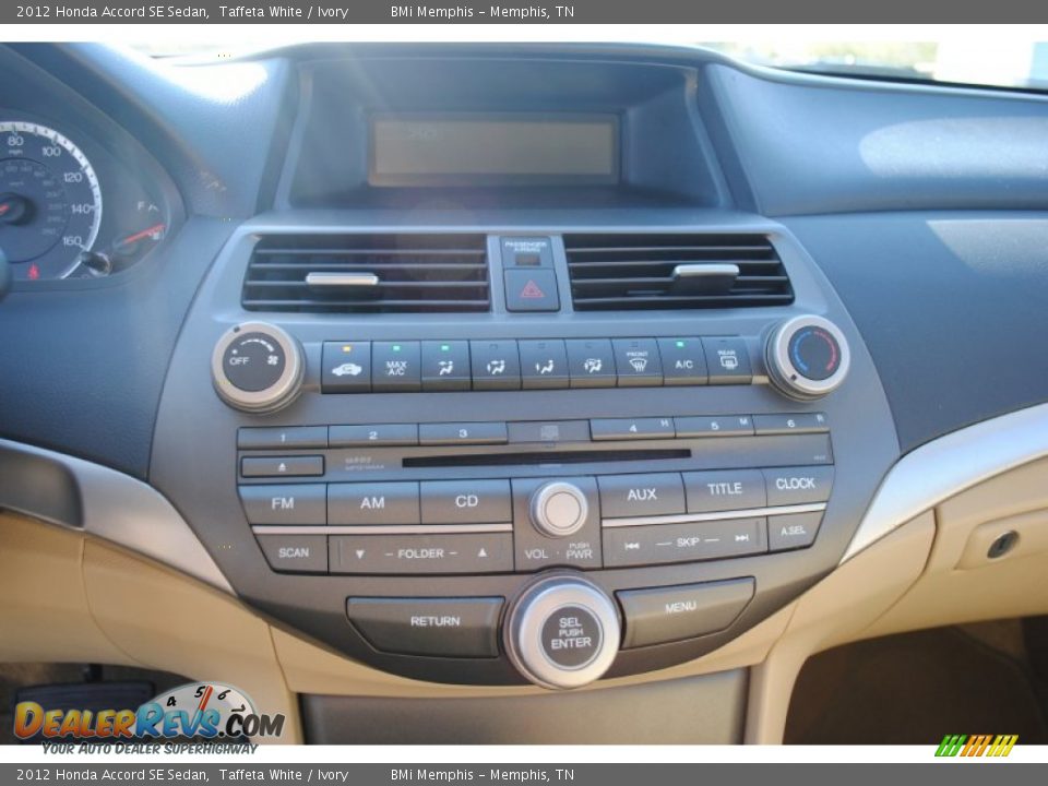 2012 Honda Accord SE Sedan Taffeta White / Ivory Photo #16