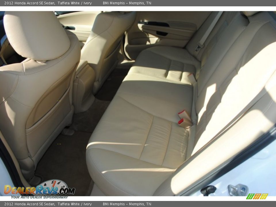2012 Honda Accord SE Sedan Taffeta White / Ivory Photo #20