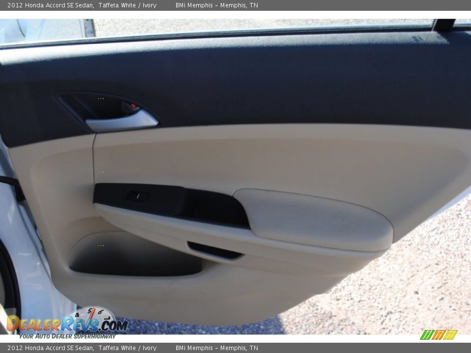 2012 Honda Accord SE Sedan Taffeta White / Ivory Photo #21