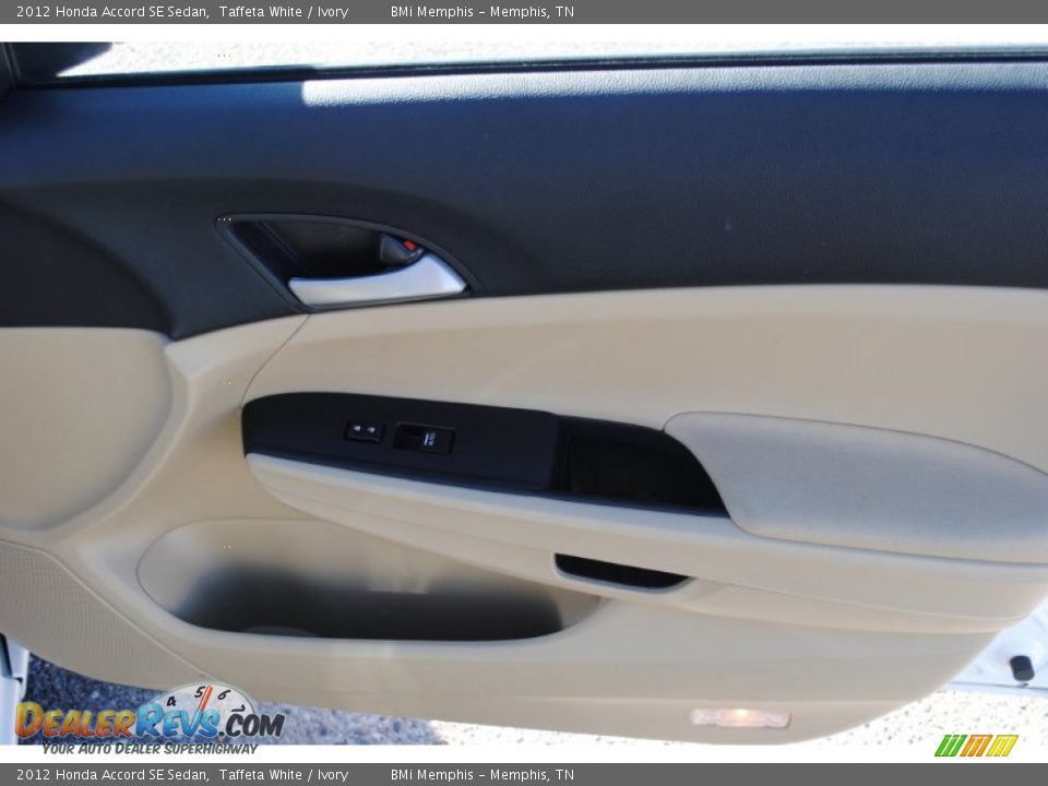 2012 Honda Accord SE Sedan Taffeta White / Ivory Photo #23