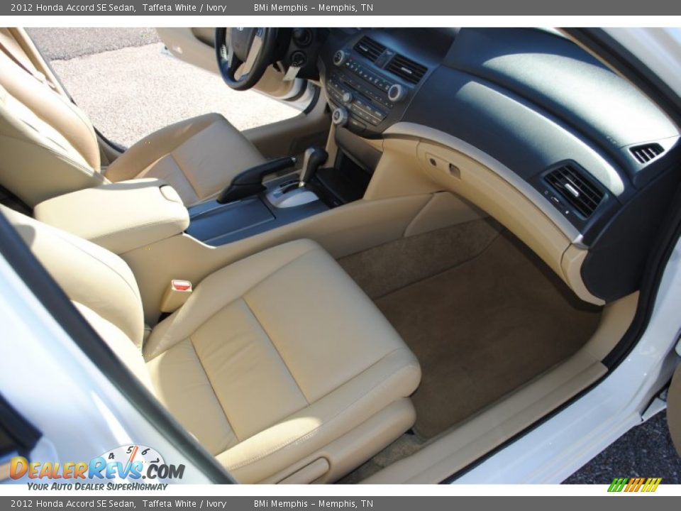2012 Honda Accord SE Sedan Taffeta White / Ivory Photo #24