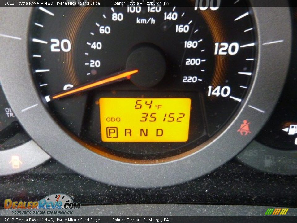 2012 Toyota RAV4 I4 4WD Pyrite Mica / Sand Beige Photo #5