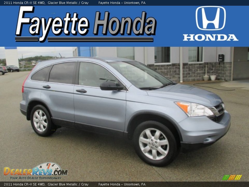 2011 Honda CR-V SE 4WD Glacier Blue Metallic / Gray Photo #1