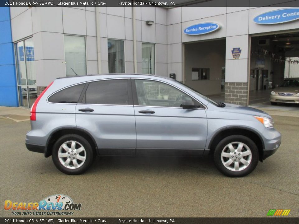 2011 Honda CR-V SE 4WD Glacier Blue Metallic / Gray Photo #2