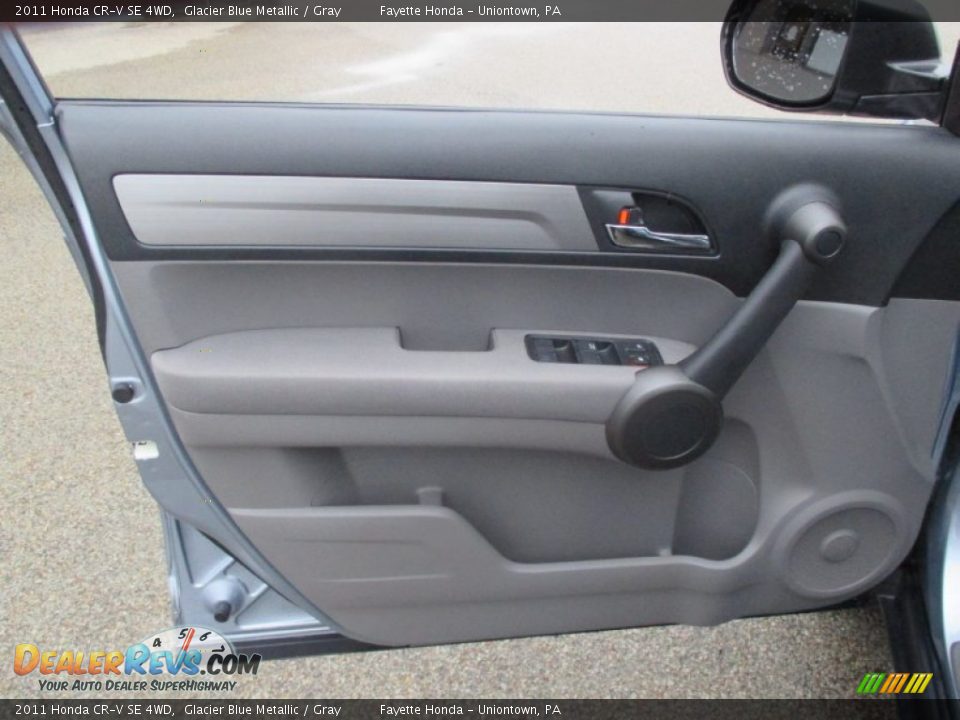 2011 Honda CR-V SE 4WD Glacier Blue Metallic / Gray Photo #6