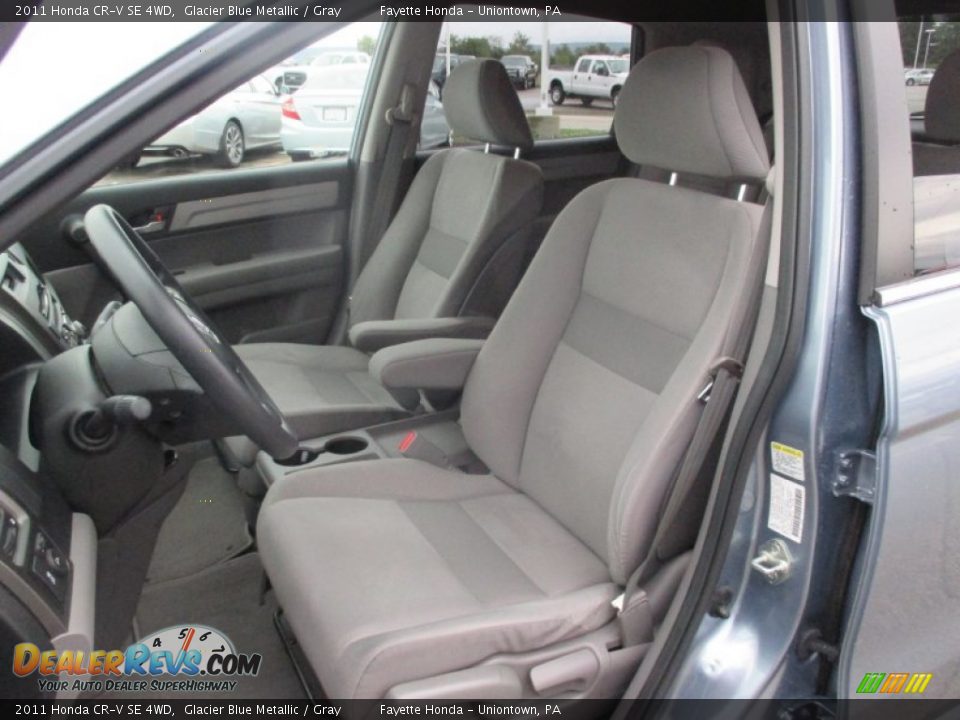 2011 Honda CR-V SE 4WD Glacier Blue Metallic / Gray Photo #7