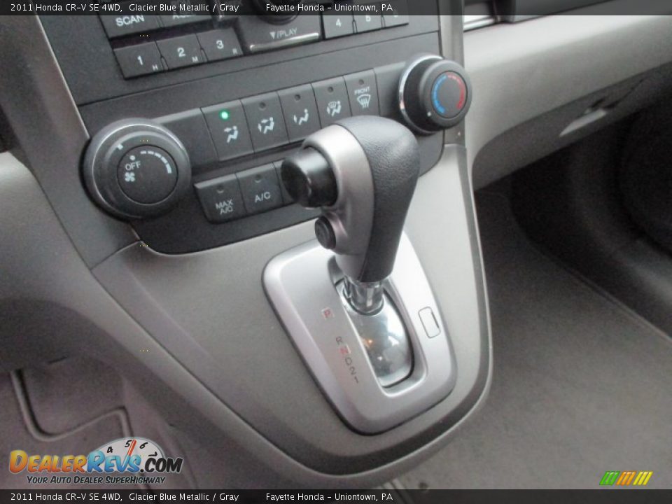 2011 Honda CR-V SE 4WD Glacier Blue Metallic / Gray Photo #11
