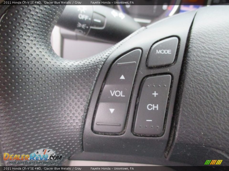 2011 Honda CR-V SE 4WD Glacier Blue Metallic / Gray Photo #14