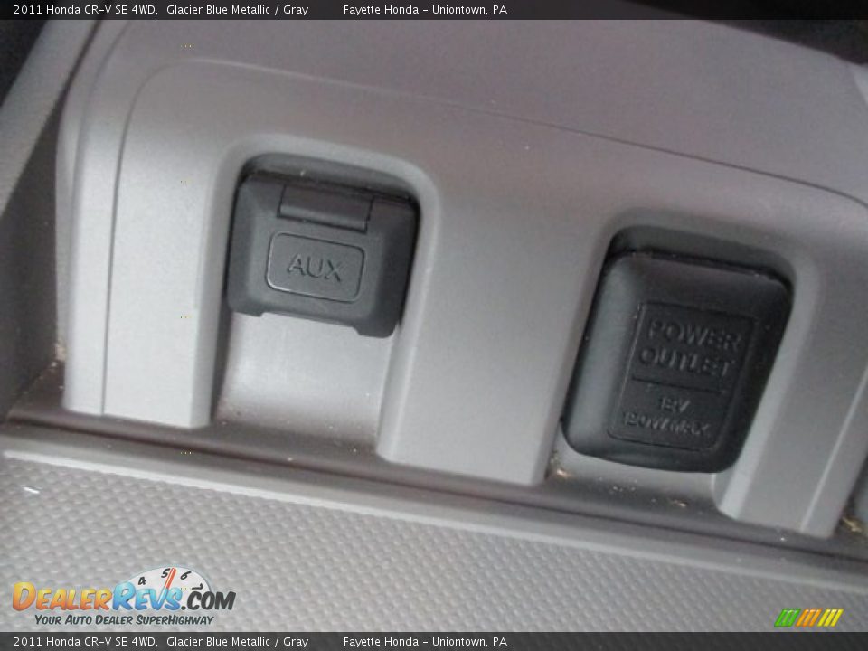 2011 Honda CR-V SE 4WD Glacier Blue Metallic / Gray Photo #15