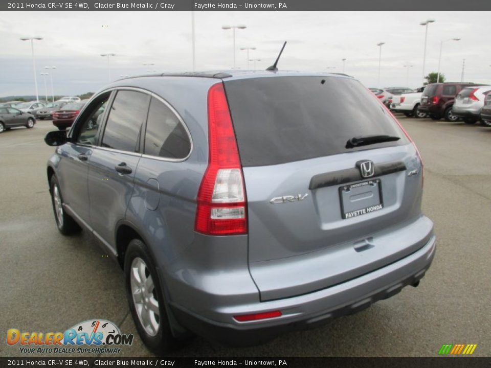 2011 Honda CR-V SE 4WD Glacier Blue Metallic / Gray Photo #17
