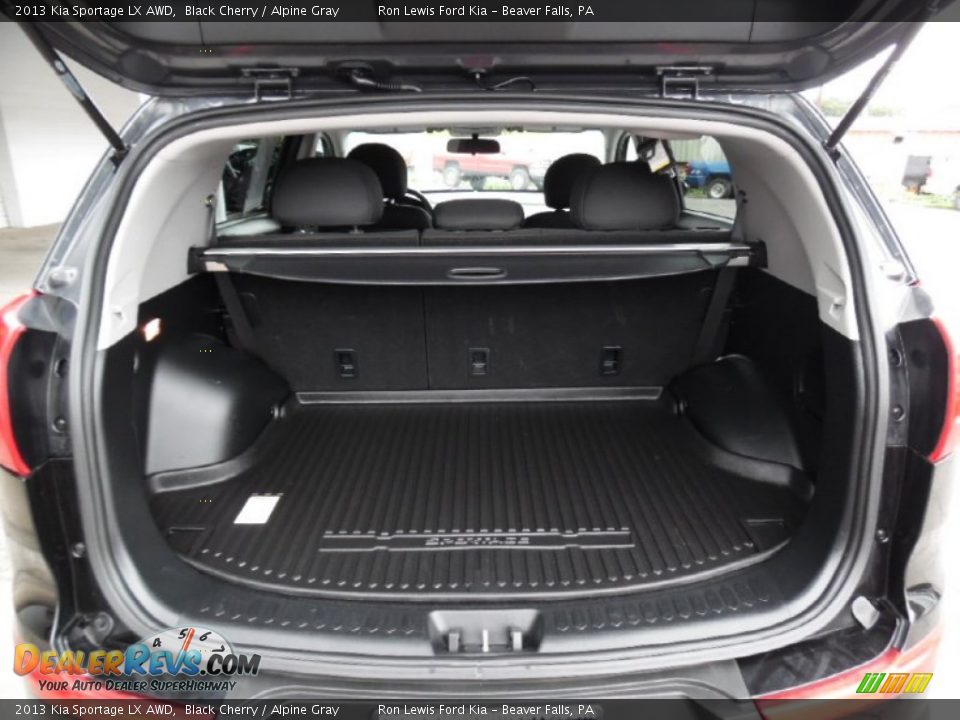 2013 Kia Sportage LX AWD Black Cherry / Alpine Gray Photo #4