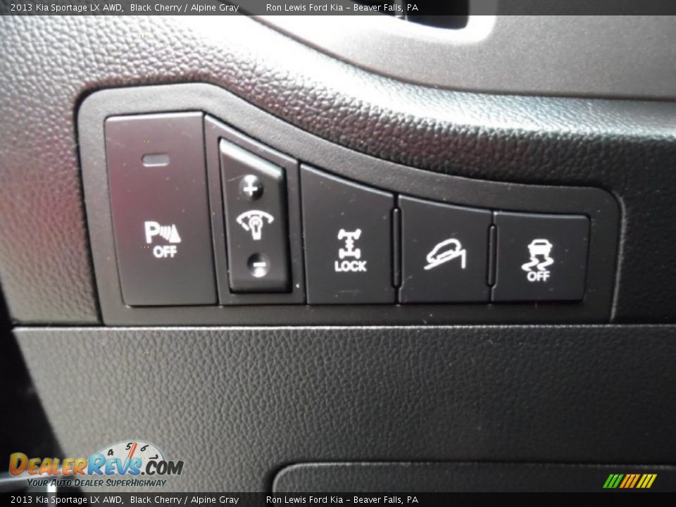 2013 Kia Sportage LX AWD Black Cherry / Alpine Gray Photo #16