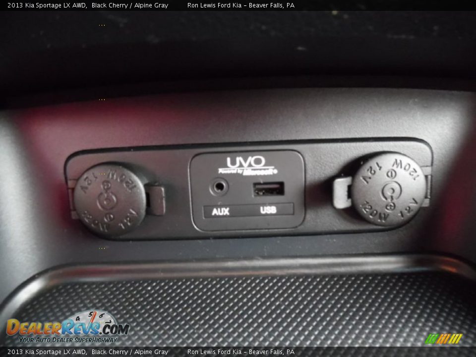 2013 Kia Sportage LX AWD Black Cherry / Alpine Gray Photo #19