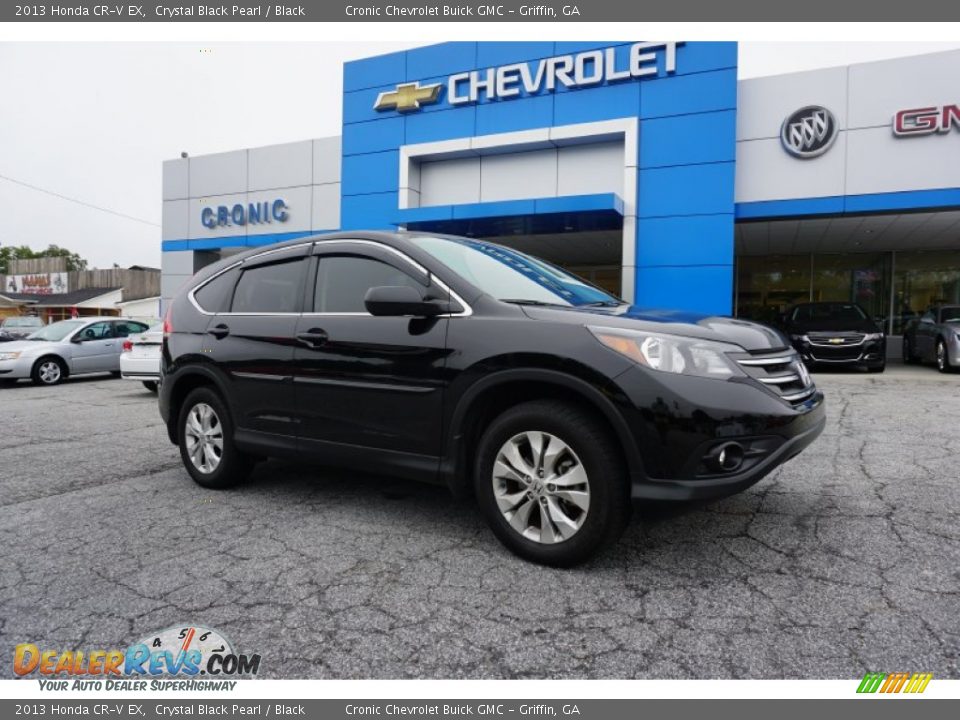 2013 Honda CR-V EX Crystal Black Pearl / Black Photo #1