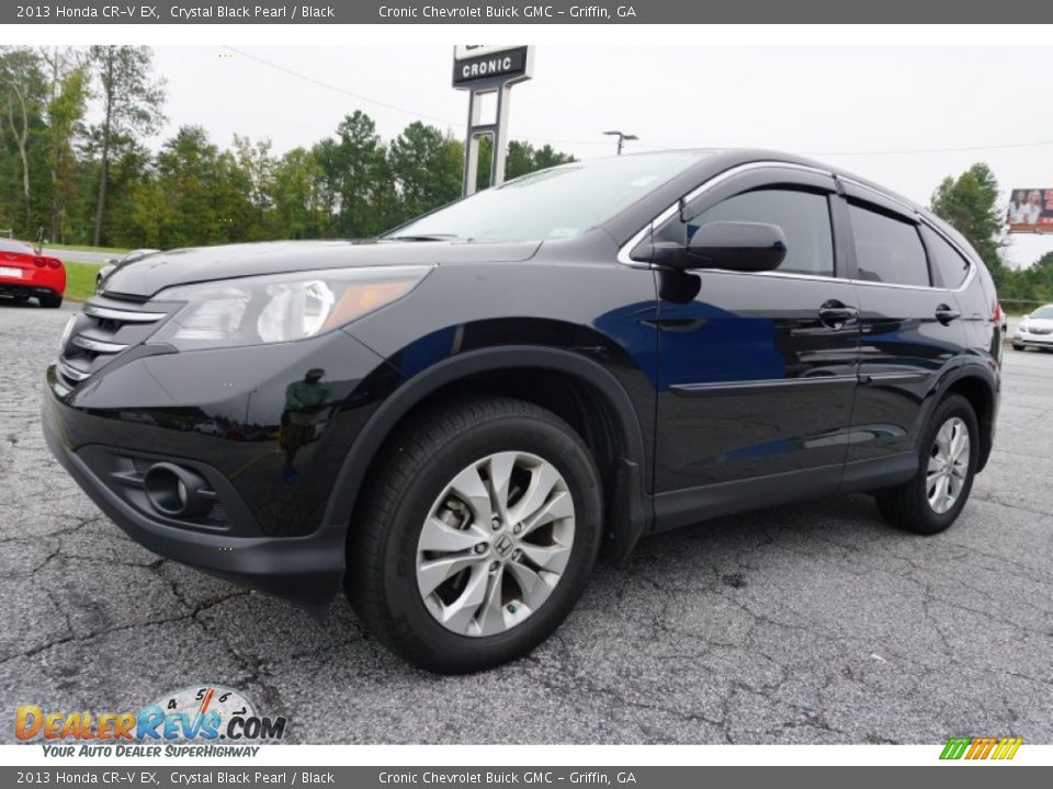 2013 Honda CR-V EX Crystal Black Pearl / Black Photo #3