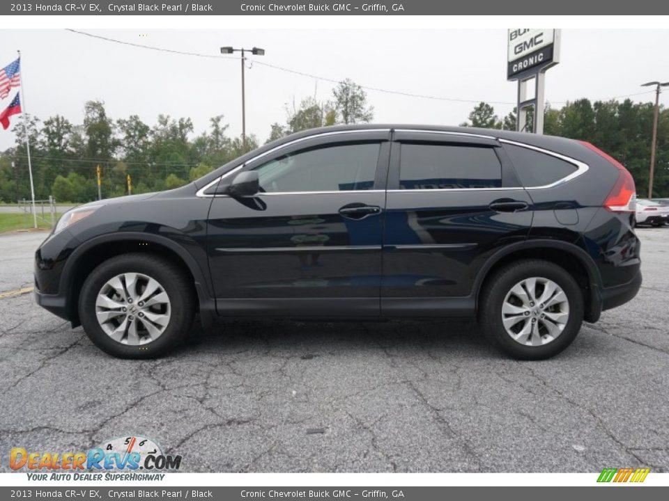 2013 Honda CR-V EX Crystal Black Pearl / Black Photo #4