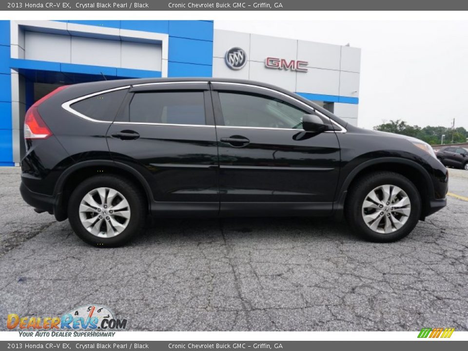 Crystal Black Pearl 2013 Honda CR-V EX Photo #8