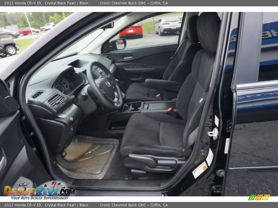 Black Interior - 2013 Honda CR-V EX Photo #9