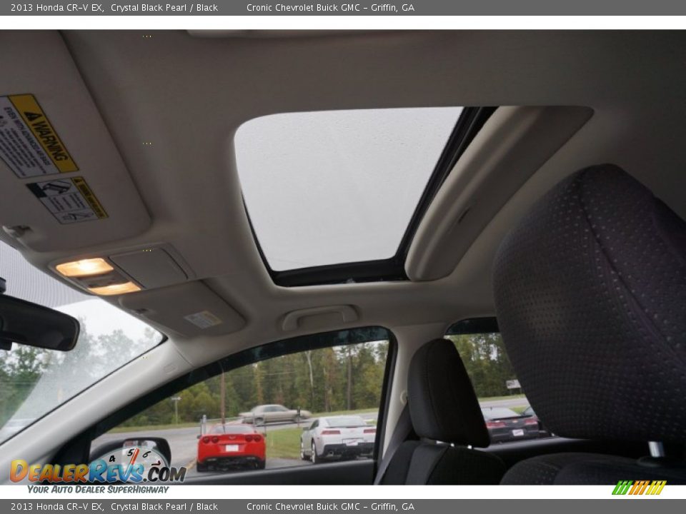 2013 Honda CR-V EX Crystal Black Pearl / Black Photo #11