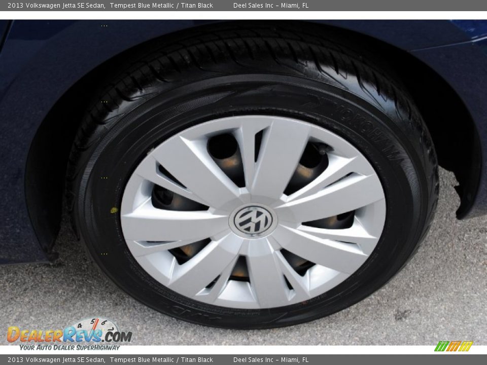 2013 Volkswagen Jetta SE Sedan Tempest Blue Metallic / Titan Black Photo #11