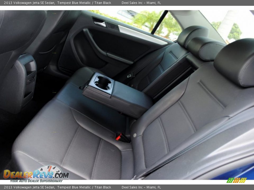 2013 Volkswagen Jetta SE Sedan Tempest Blue Metallic / Titan Black Photo #12